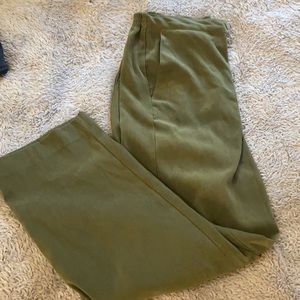Army Green Slacks with Pockets!
